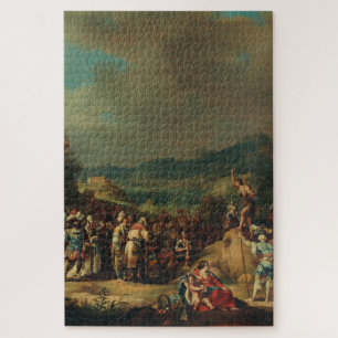 The Preaching of John the Baptist by Bartholomeus Jigsaw Puzzle