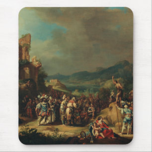 The Preaching of John the Baptist by Bartholomeus Mouse Mat