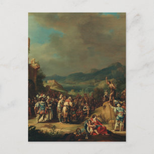 The Preaching of John the Baptist by Bartholomeus Postcard