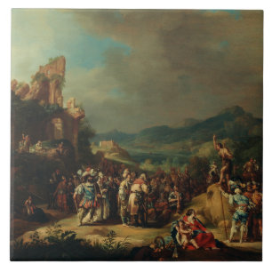 The Preaching of John the Baptist by Bartholomeus Tile