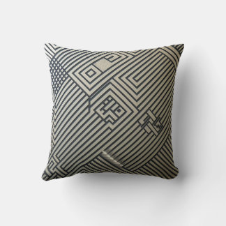 The Precision of Shapes: Geometric Abstraction Cushion