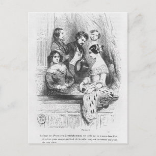 The Premiers Gentilhommes theatre box Postcard