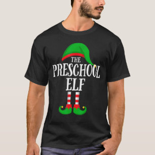 The Preschool Elf Family Group Matching Christmas T-Shirt