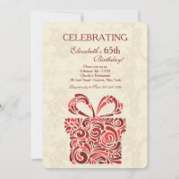 The Present Birthday Party Invitation