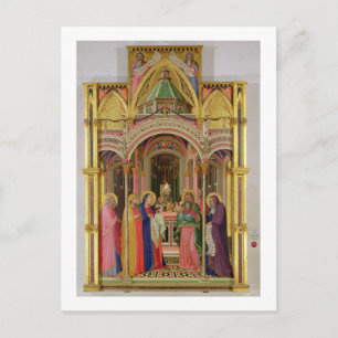 The Presentation in the Temple, 1342 (tempera on p Postcard