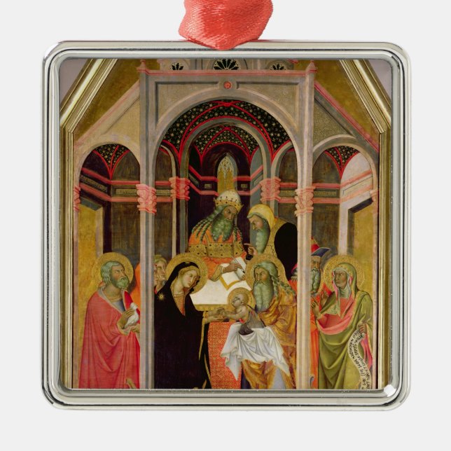 The Presentation in the Temple 2 Metal Tree Decoration (Front)