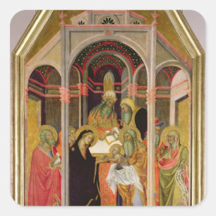 The Presentation in the Temple 2 Square Sticker