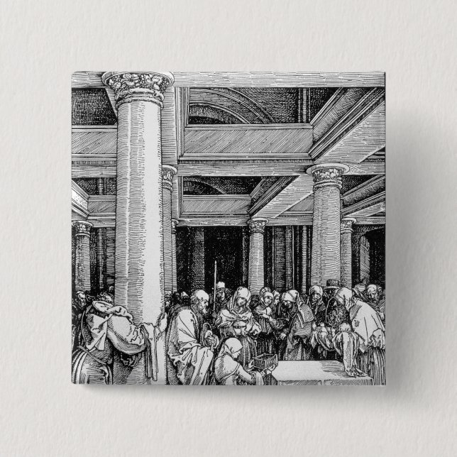 The Presentation in the Temple, c.1503/4 15 Cm Square Badge (Front)