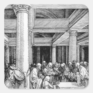 The Presentation in the Temple, c.1503/4 Square Sticker