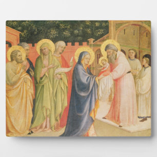 The Presentation in the Temple Plaque