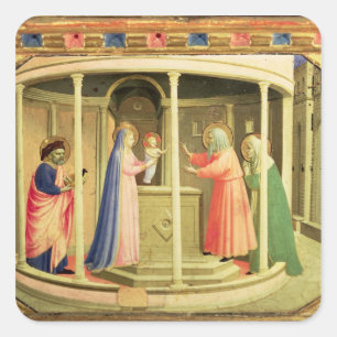 The Presentation in the Temple Square Sticker