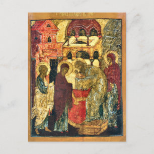 The Presentation of Christ in the Temple Icon Postcard