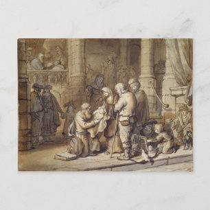 The Presentation of Christ in the Temple Postcard