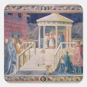 The Presentation of the Blessed Virgin Mary Square Sticker