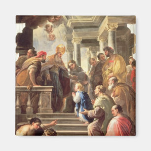 The Presentation of the Virgin at the Temple (oil Magnet