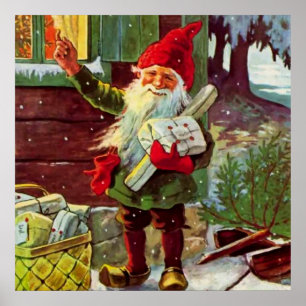 “The Presents Have Arrived” by Jenny Nystrom Poster