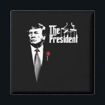 The President Donald Trump Movie Poster Trending M Magnet<br><div class="desc">The President Donald Trump Movie Poster Trending Meme Gift</div>