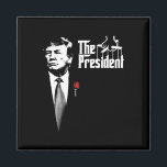 The President Donald Trump Movie Poster Trending M Magnet<br><div class="desc">The President Donald Trump Movie Poster Trending Meme Gift</div>