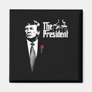 The President Donald Trump Movie Poster Trending M Magnet