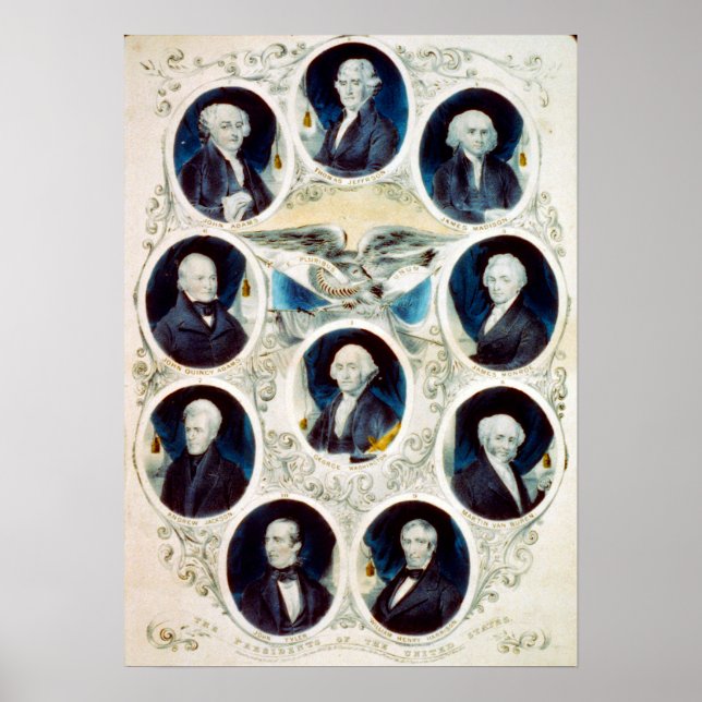 The Presidents of the United States - 1842 Poster (Front)
