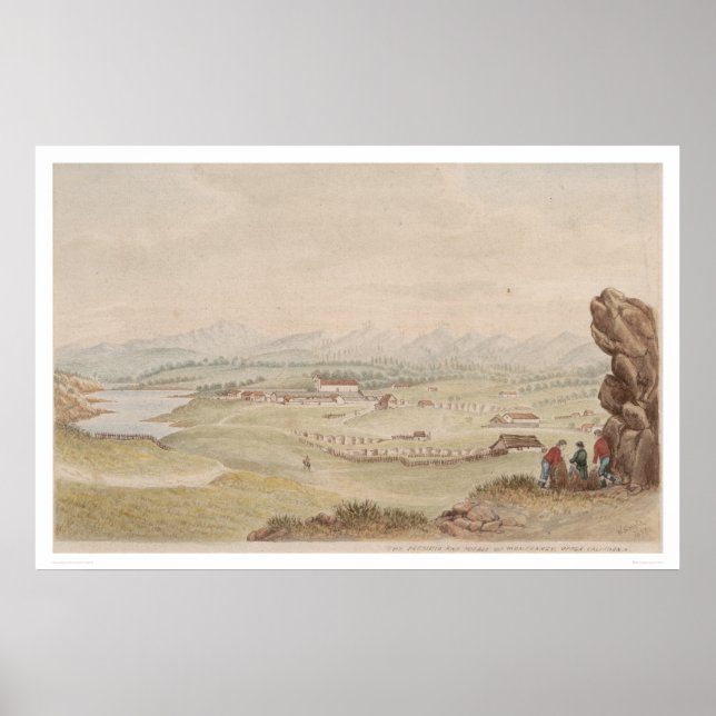 The Presidio and Pueblo of Monterey (1104) Poster (Front)