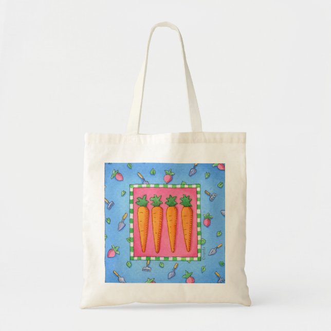 the prettiest carrots in the market tote bag (Front)