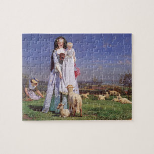The Pretty Baa-Lambs Jigsaw Puzzle