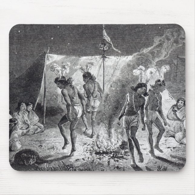 The 'Pretty House' and Dance Mouse Mat (Front)