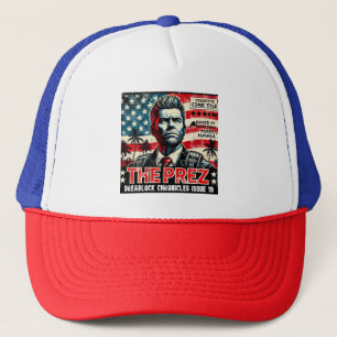 THE PREZ - DREADLOCK CHRONICLES ISSUE 19 TRUCKER HAT