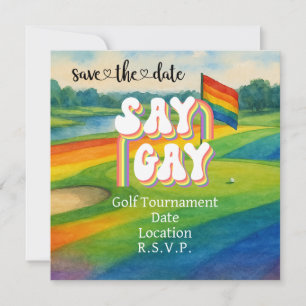 The Pride Golf Course Tournament for Golfer Save The Date