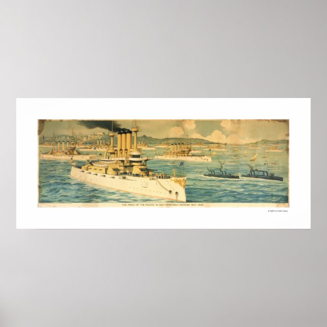 The Pride of Pacific in San Francisco Harbour, May Poster (Front)