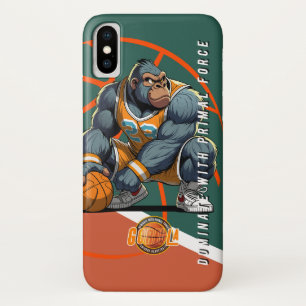 The Primal force of Basketball    iPhone X Case