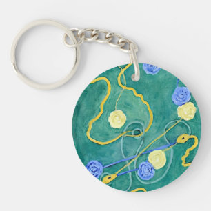 The Primordial Chaos by Hilma af Klint Key Ring