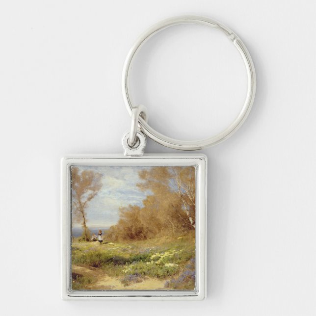 The Primrose Gatherers Key Ring (Front)