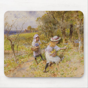 The Primrose Gatherers Mouse Mat