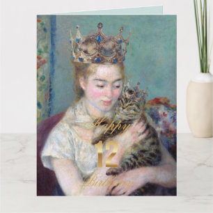 The Prince and Me Happy 12th Birthday Card