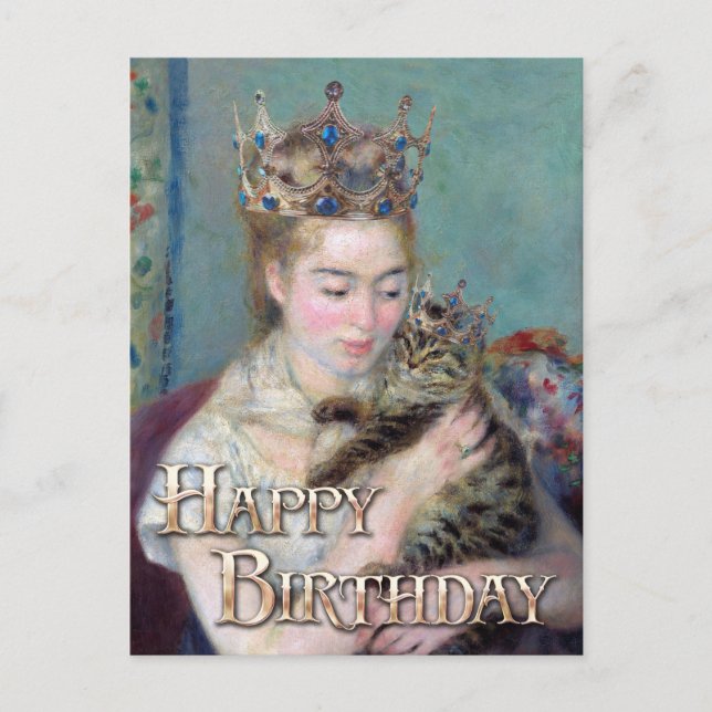 The Prince and Me Happy Birthday Postcard (Front)