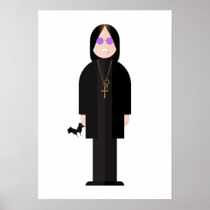 The Prince of Darkness – Rock Legend Poster