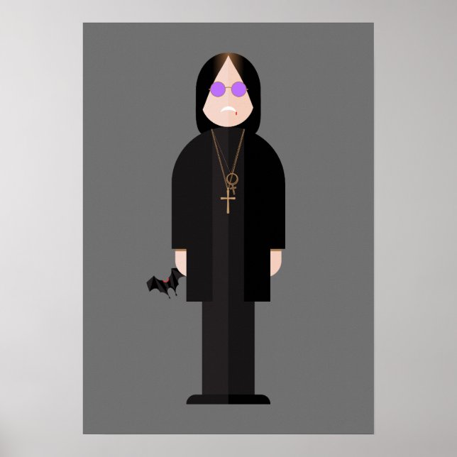 The Prince of Darkness – Rock Legend Poster (2) (Front)