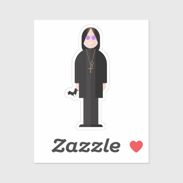 The Prince of Darkness – Rock Legend Sticker (Sheet)