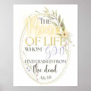 "The Prince of Life" Easter Poster