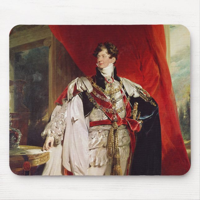 The Prince Regent, later George IV Mouse Mat (Front)