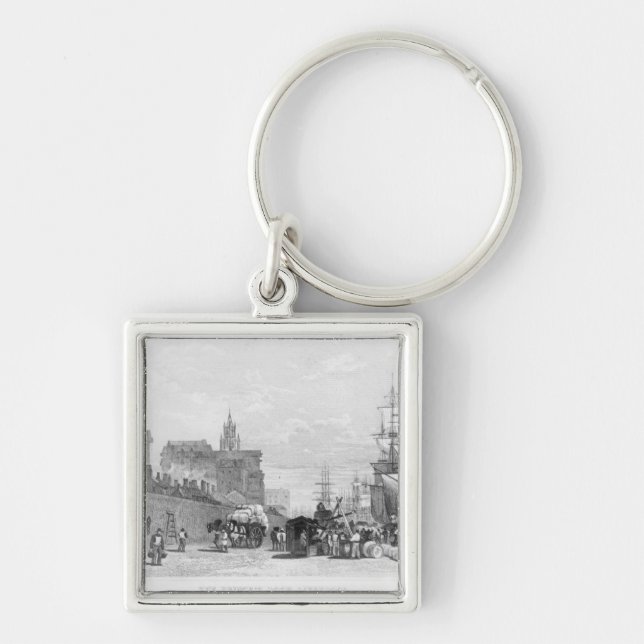 The Prince's Dock, Liverpool Key Ring (Front)