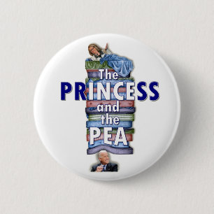 The Princess and the Pea 6 Cm Round Badge