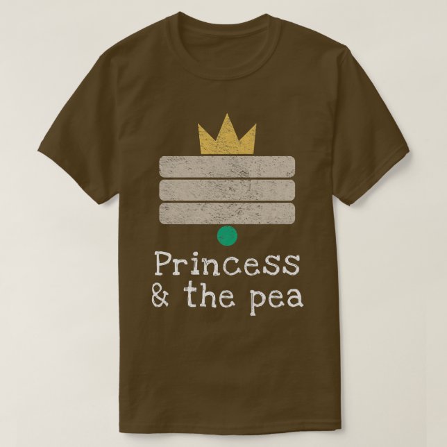 The Princess and the Pea Fairy Tale, Andersen, Min T-Shirt (Design Front)