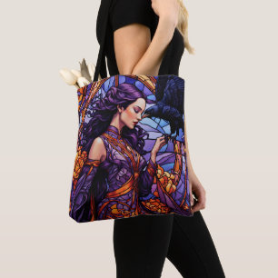 The Princess and the Raven Tote Bag