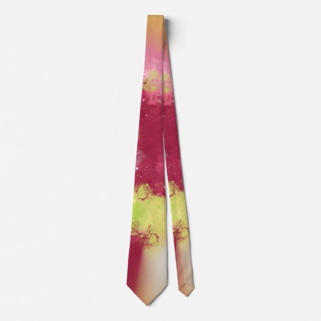 The Princess Bride - Rose Yellow Pink Orange Green Tie (Front)