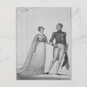 The Princess Charlotte of Wales and Prince Postcard