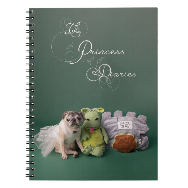 The Princess Diaries - Pug Notebook (Front)