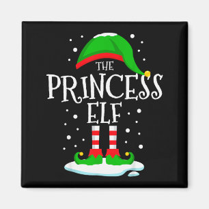 The Princess Elf Christmas Family Matching Xmas Wo Magnet
